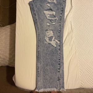 KanCan High Rise Acid Wash Medium Jeans